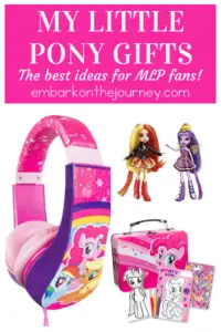 My Little Pony means friendship and fun! This is the ultimate list of My Little Pony gifts! It's a great list of gifts that are perfect for MLP fans!