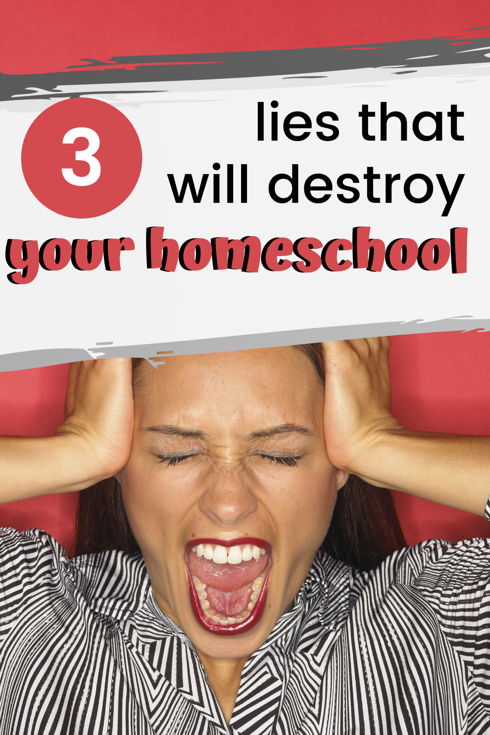 Have you fallen for these lies homeschooling moms believe? I did. But, now I know the truth! Don't let these lies sabotage your homeschool!