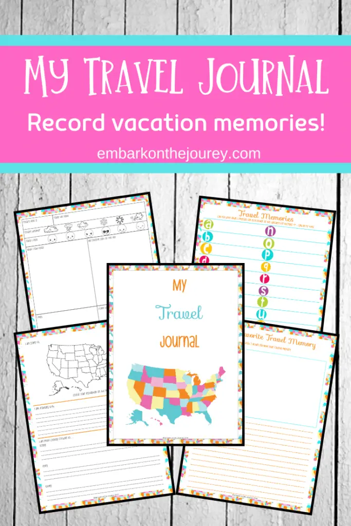 kids travel journal examples