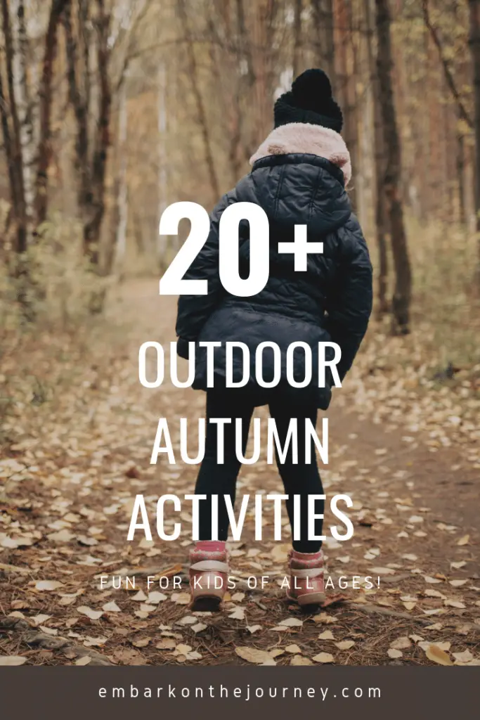 As the temperatures begin to drop, head outside with your kids. These outdoor autumn activities are sure to be a hit!