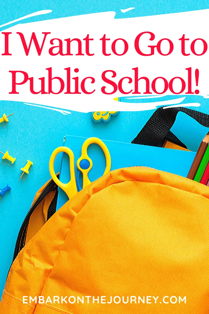 Whether they shout it in anger or they really want to go, how should you respond when your homeschoolers says "I want to go to public school"?