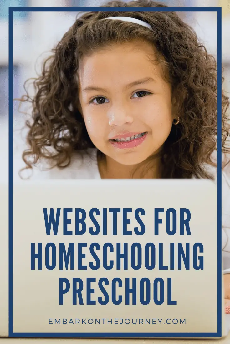 Are you looking for an online preschool curriculum? Are you looking for fun educational activities? Don't miss these websites for homeschooling preschool.