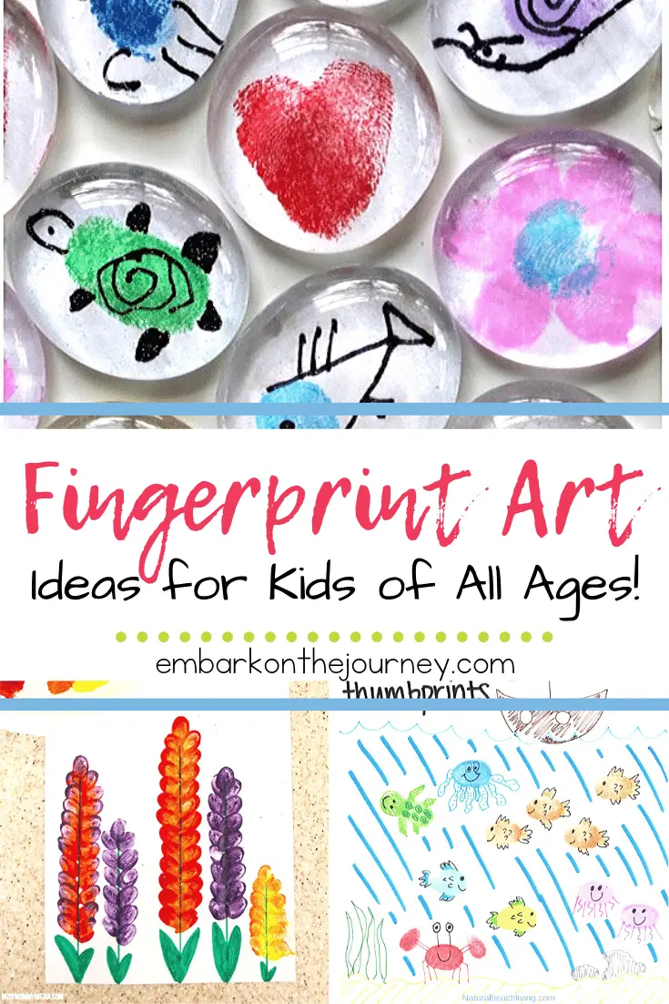 Looking for a fun but frugal art project for your kids to do? Try one or more of these ideas for fingerprint art for kids.