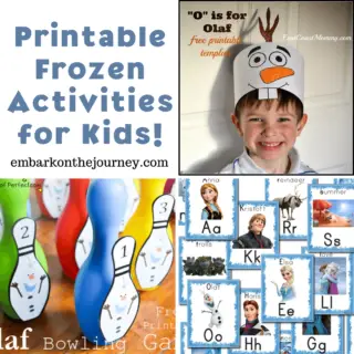 Free Frozen Printable Activities