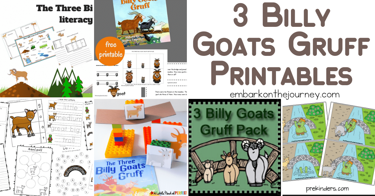Free Three Billy Goats Gruff Printables For Ages 3 10