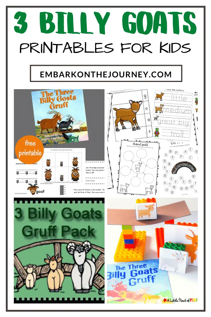 These free Three Billy Goats Gruff printables will help your and your students dive deep into this popular fairy tale for kids.