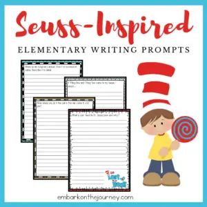 Whether you're celebrating Dr. Seuss's birthday or you're looking for some fun writing activities, don't miss these printable Dr Seuss Writing Prompts!