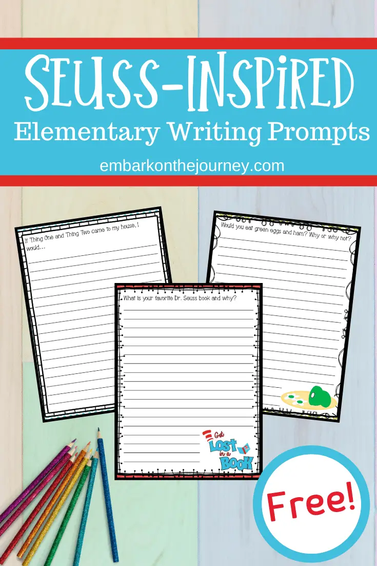 Free Printable Elementary Dr Seuss Writing Prompts