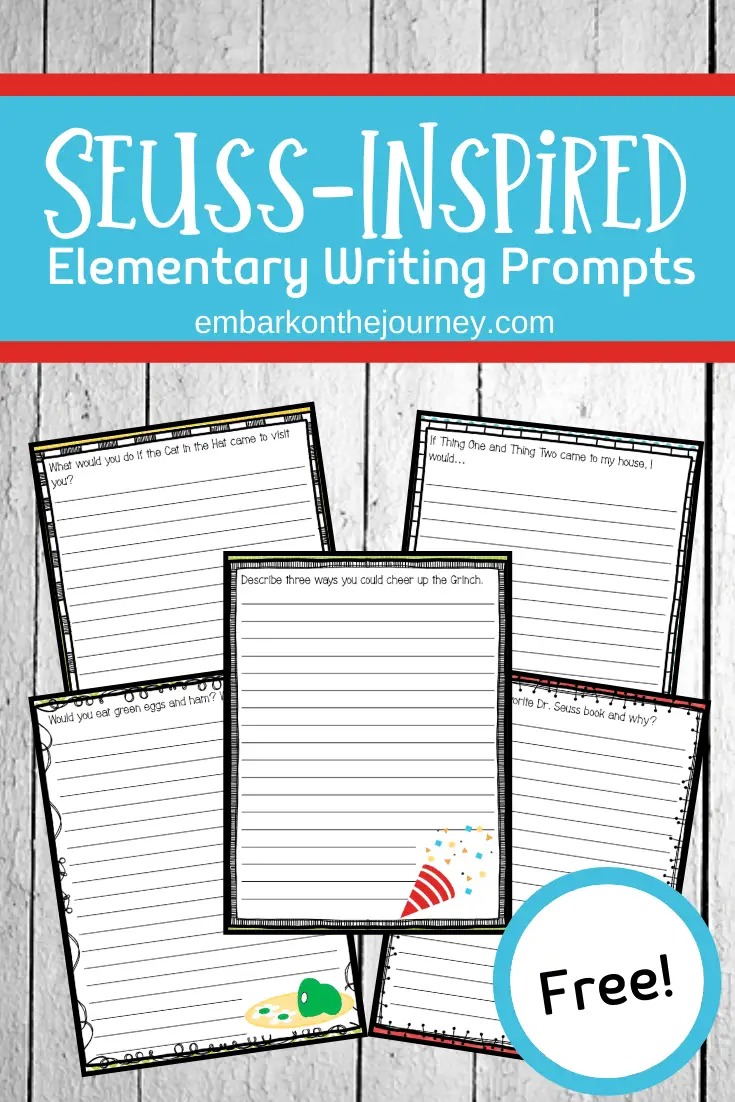 Whether you're celebrating Dr. Seuss's birthday or you're looking for some fun writing activities, don't miss these printable Dr Seuss Writing Prompts!