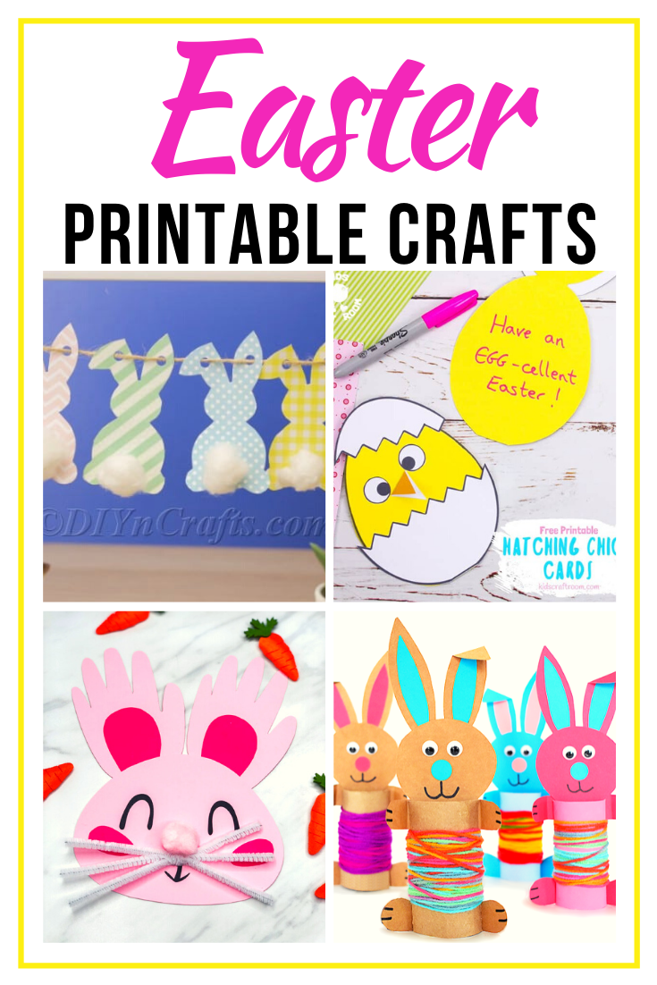 Discover a variety of Easter printable crafts for kids both young and old. Find both easy cut and paste crafts and more detailed, creative ones. 