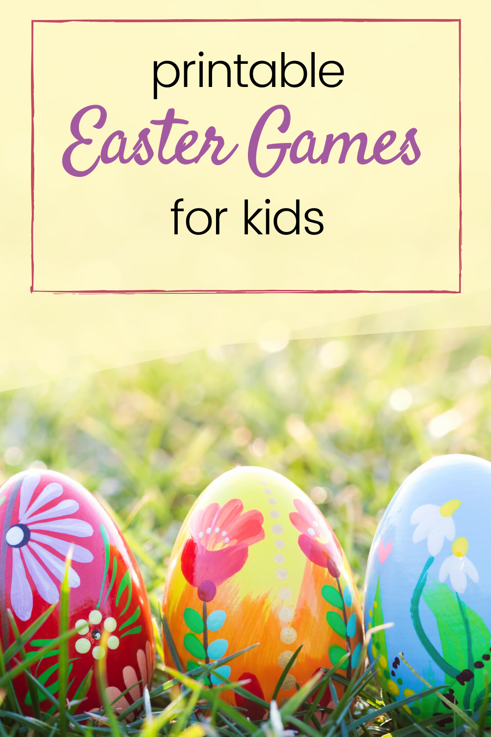 As we head into spring, it's time to start planning some Easter fun. Don't miss these printable Easter games for kids of all ages!