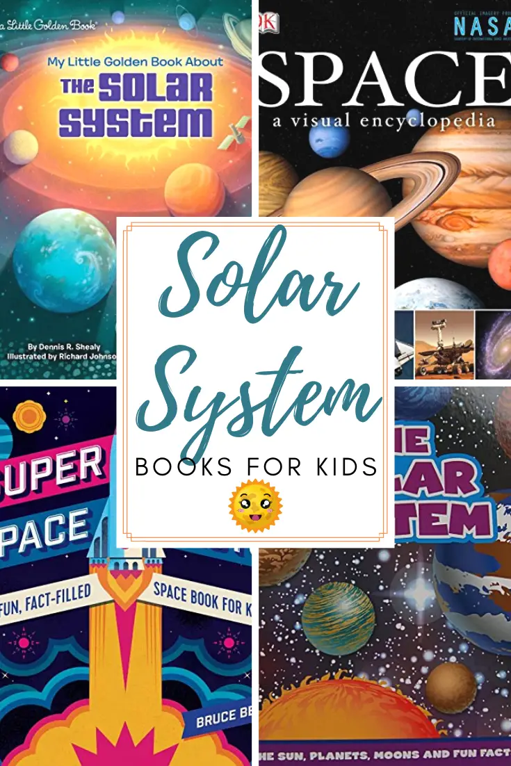 Your budding astronauts will love this collection of solar system books for kids! They'll love learning about the planets, stars, sun, and moon.