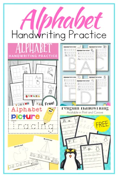 Free ABC Handwriting Practice Pages