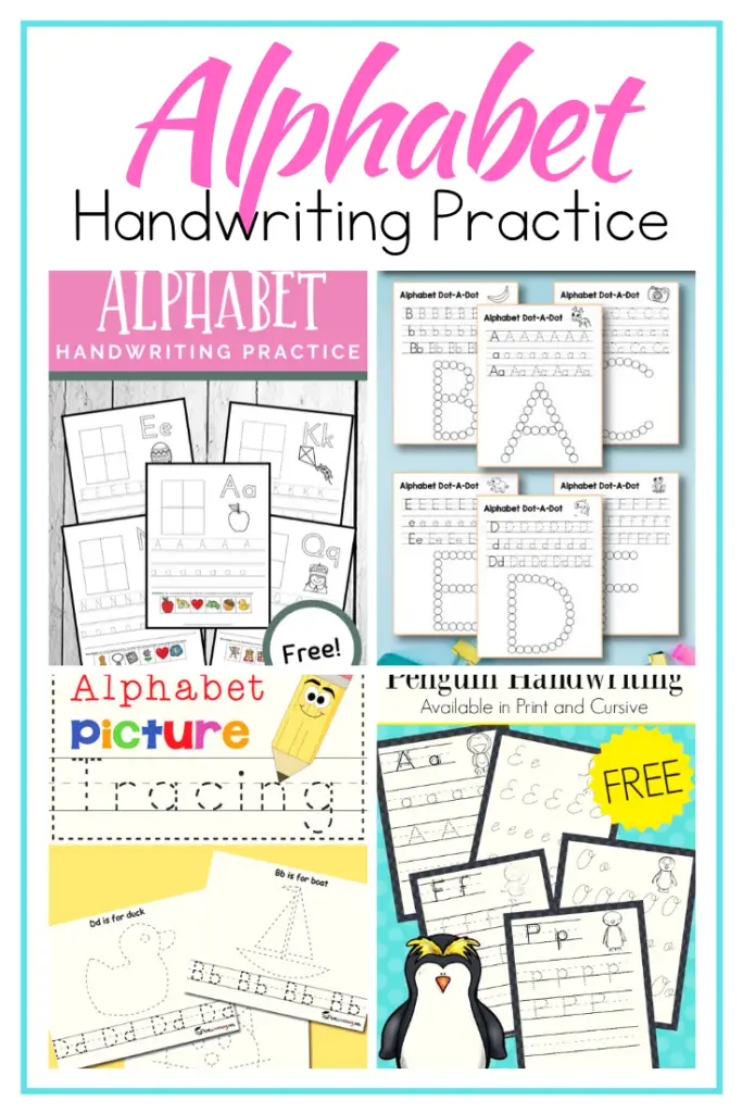 Free ABC Handwriting Practice Pages