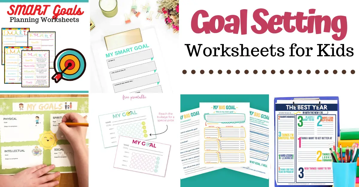 Free Printable Goal Setting Worksheets for Kids