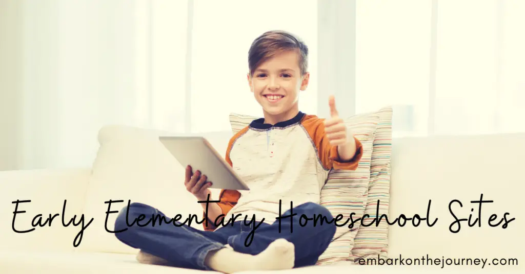 If you are homeschooling kids in grades 1-3, you do not want to miss this amazing list of early elementary homeschool sites! Full of printables, book lists, and hands-on activities!