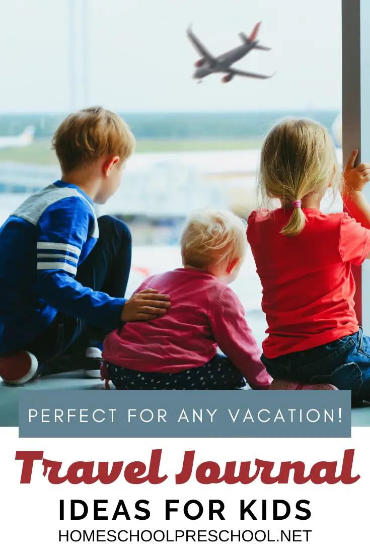 As you begin planning your summer vacation, be sure to print out one or more of these kids travel journal ideas. Kids of all ages will love recording their travel adventures!