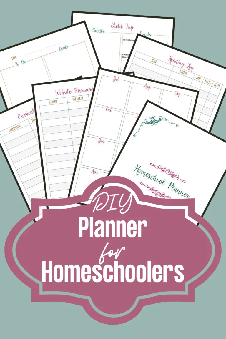 DIY Homeschool Planner