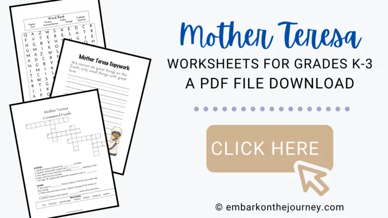 Mother Teresa Worksheets