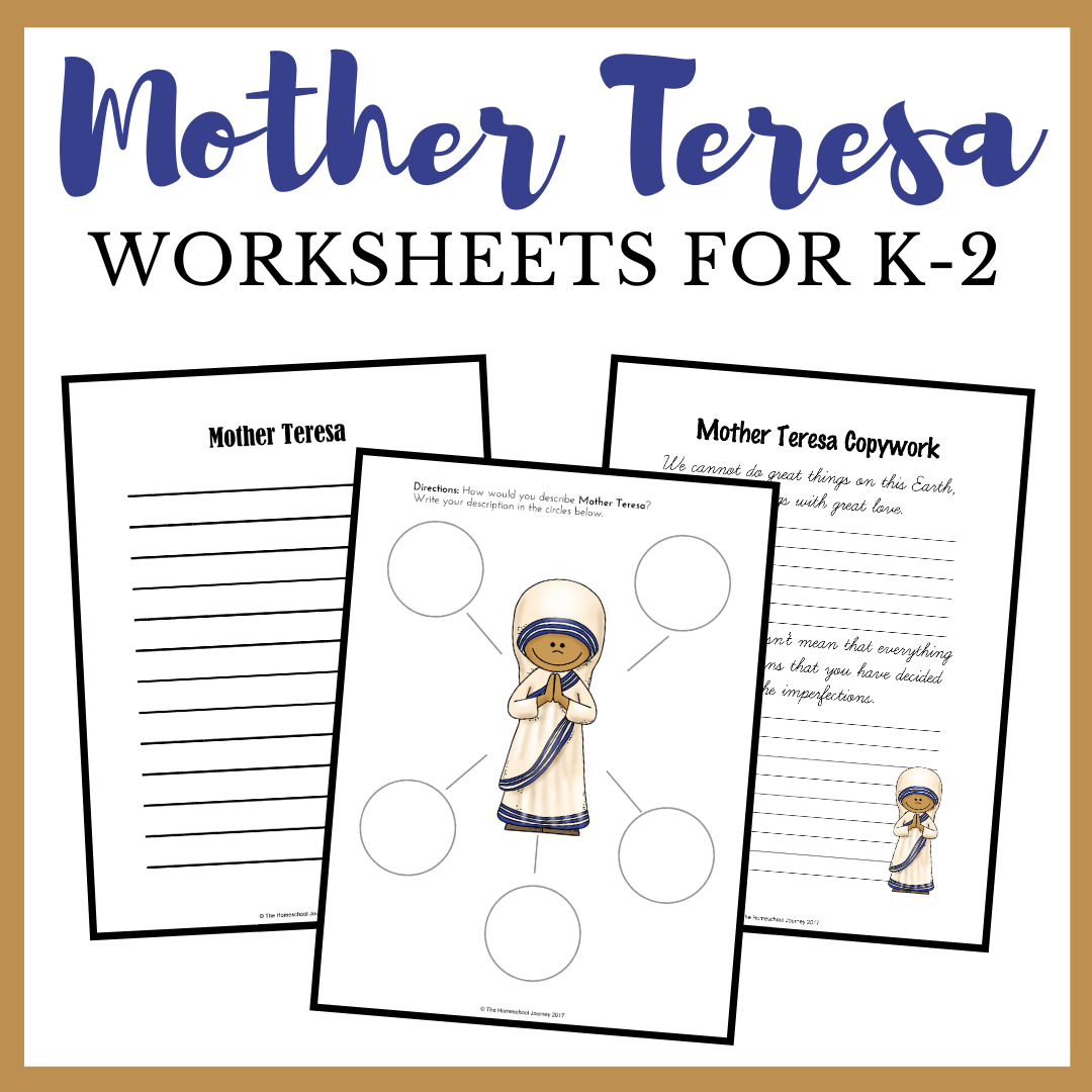 Mother Teresa Worksheets