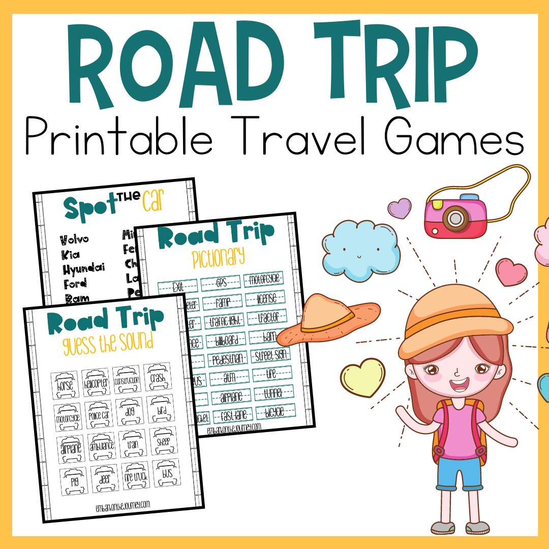 Road Trip Printables for Kids