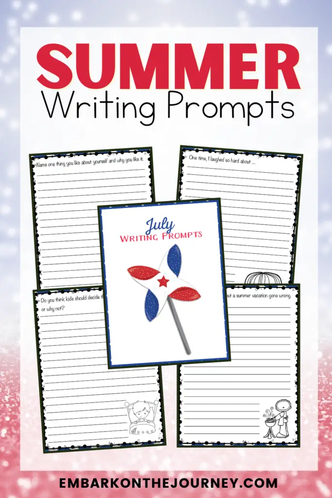 writing prompts july